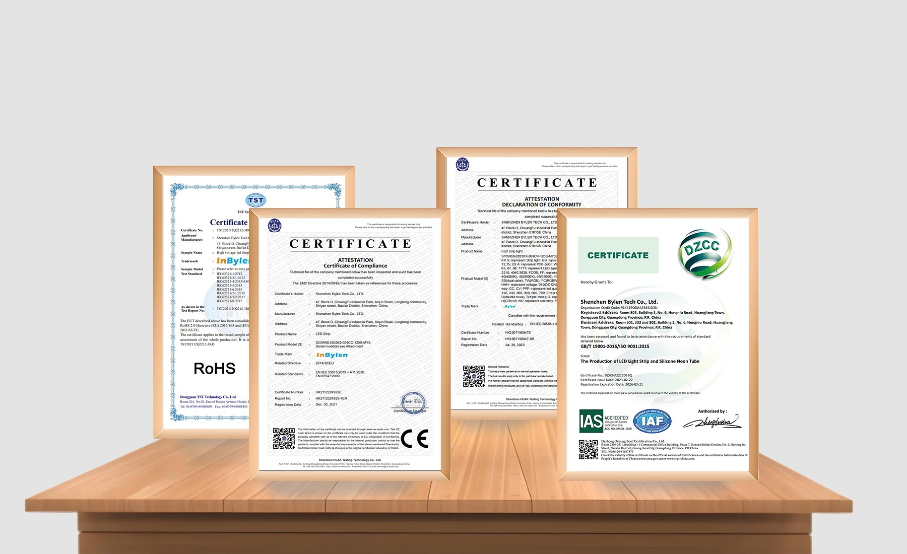 Bylentech LED lighting quality inspection and certification